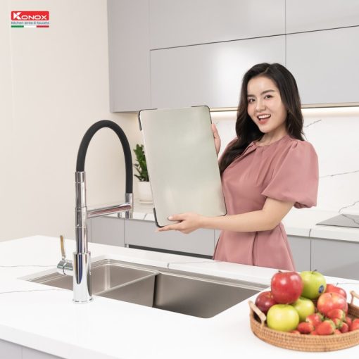 CHẬU RỬA BÁT KONOX KN8646DU DEKOR BASIC - 5