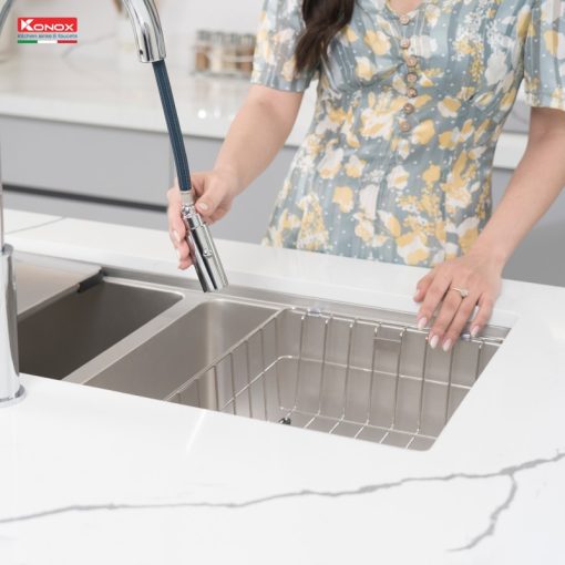 CHẬU RỬA BÁT KONOX KN8646DU DEKOR BASIC - 9