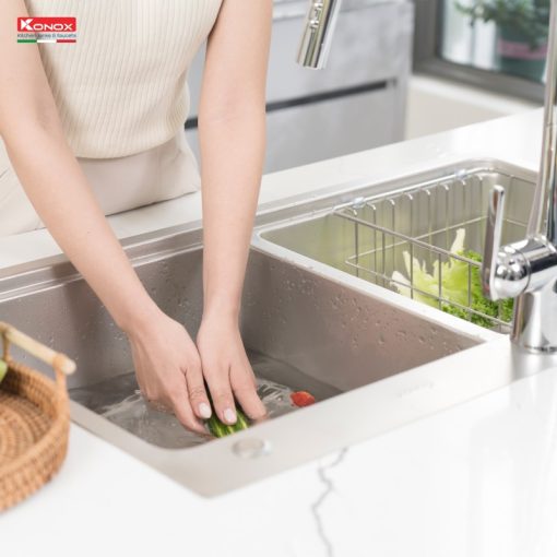 CHẬU RỬA BÁT KONOX KN8651TD DEKOR BASIC - 11