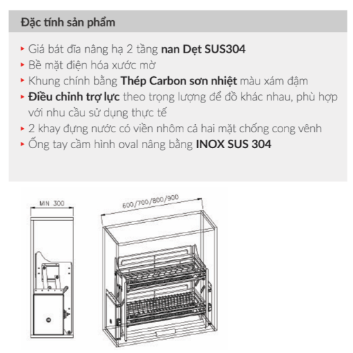 Giá bát nâng hạ GrandX XL.90S - 3