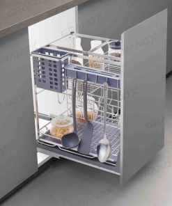 Giá đựng chai lọ gia vị dao thớt GrandX XK.25S2 - 13