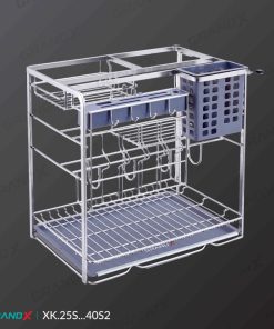 Giá đựng chai lọ gia vị dao thớt GrandX XK.25S2