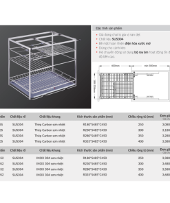 Giá đựng chai lọ gia vị GrandX XS.40S - 9