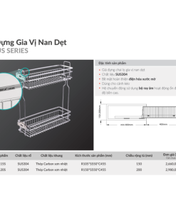 Kệ đựng gia vị GrandX XS.20S - 9