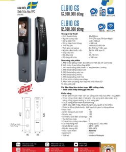 Khóa vân tay DEMAX EL910 GS APP WIFI, REMOTE tiêu chuẩn Đức - 14 Khóa vân tay DEMAX EL910 GS APP WIFI, REMOTE tiêu chuẩn Đức - 13