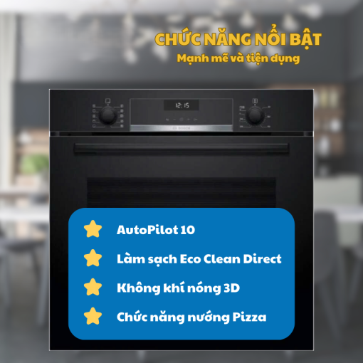 Lò nướng Bosch HBG536EB3 Serie 6 - 7
