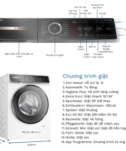 Máy giặt Bosch WGB256A40 Serie 8 - 17