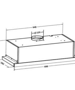 Máy hút mùi âm tủ GrandX GX H70F58G - 12 Máy hút mùi âm tủ GrandX GX H70F58G - 11