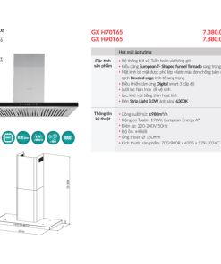 Máy hút mùi áp tường GrandX GX H90T65 - 10 Máy hút mùi áp tường GrandX GX H90T65 - 9