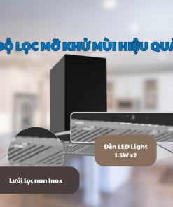 Máy hút mùi GrandX GX H70C55B - 17