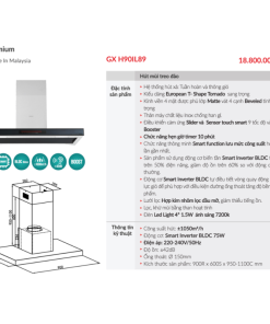 Máy hút mùi GrandX GX H90IL89 - 11