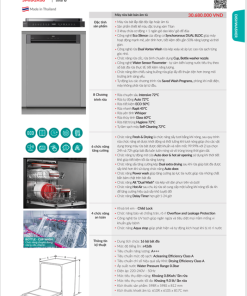 Máy rửa bát GrandX SMI8GX68 - 12 Máy rửa bát GrandX SMI8GX68 - 11