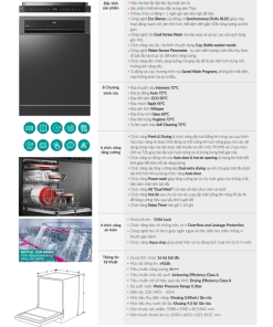 Máy rửa bát GrandX SMS8GX86G - 8 Máy rửa bát GrandX SMS8GX86G - 7