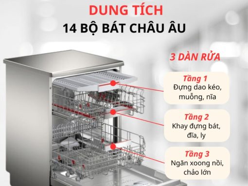 Máy rửa chén Bosch SMS6ZCI85E - 9