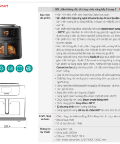 Nồi chiên không dầu GrandX GX-AR08SMART - 20 Nồi chiên không dầu GrandX GX-AR08SMART - 19