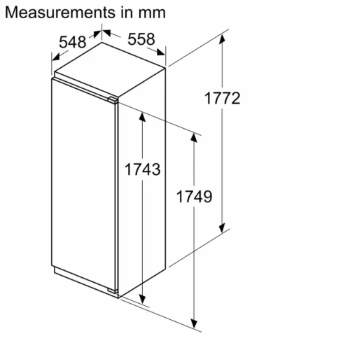 Tủ mát âm tủ Bosch KIR81ADD0 - 5