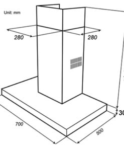 MÁY HÚT MÙI CHỮ T SPELIER SP-110DC70 - 12 MÁY HÚT MÙI CHỮ T SPELIER SP-110DC70 - 11