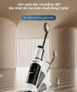 MÁY LAU NHÀ KHÔ ƯỚT CẦM TAY TINECO FLOOR ONE STRETCH S6 2025-TRỢ THỦ ĐẮC LỰC CHO NGÔI NHÀ SẠCH BÓNG