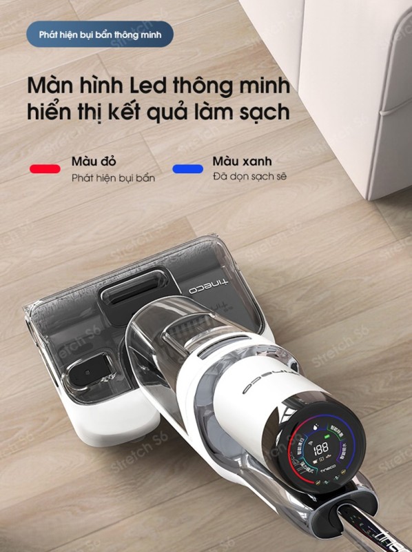 MÁY LAU NHÀ KHÔ ƯỚT CẦM TAY TINECO FLOOR ONE STRETCH S6 2025-TRỢ THỦ ĐẮC LỰC CHO NGÔI NHÀ SẠCH BÓNG - 45 MÁY LAU NHÀ KHÔ ƯỚT CẦM TAY TINECO FLOOR ONE STRETCH S6 2025-TRỢ THỦ ĐẮC LỰC CHO NGÔI NHÀ SẠCH BÓNG