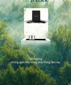 MÁY HÚT MÙI KÍNH CONG SPELIER SP 654MC - 45