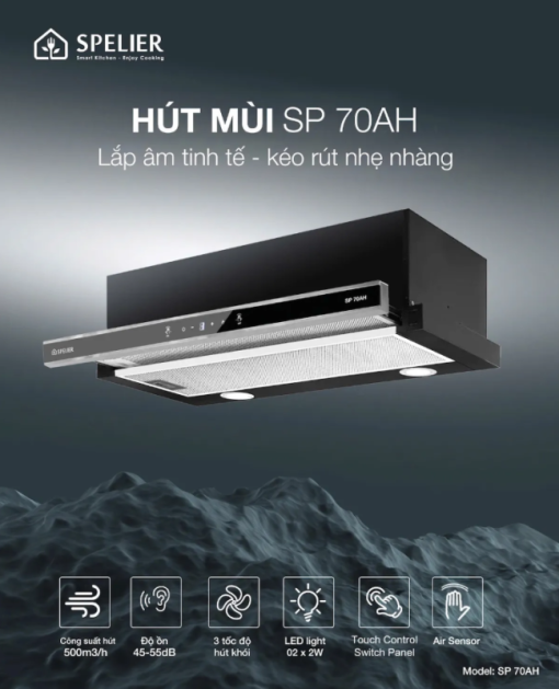 MÁY HÚT MÙI SPELIER SP 70 AH - 13
