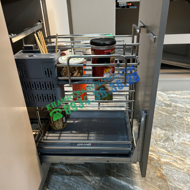 Giá dao thớt gia vị GrandX XK.40M - 31 Giá dao thớt gia vị GrandX XK.40M