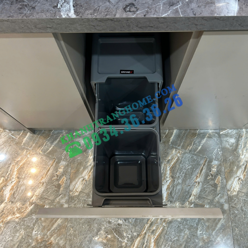 Thùng rác đôi GrandX XW.D30MD - 22 Thùng rác đôi GrandX XW.D30MD