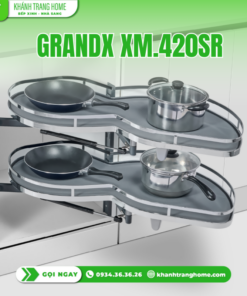 Kệ góc liên hoàn GrandX XM.420SR (Phải) - 20 Kệ góc liên hoàn GrandX XM.420SR
