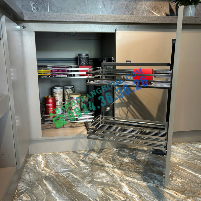 Kệ góc liên hoàn GrandX XMC.45S (L/R) - 29 Kệ góc liên hoàn GrandX XMC.45S (LR)