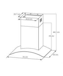 Máy hút mùi COMFEE CH-70CV71B