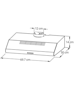Máy hút mùi COMFEE CH-70SF49B