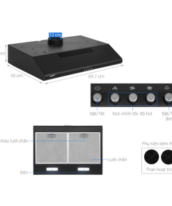 Máy hút mùi COMFEE CH-70SF49B