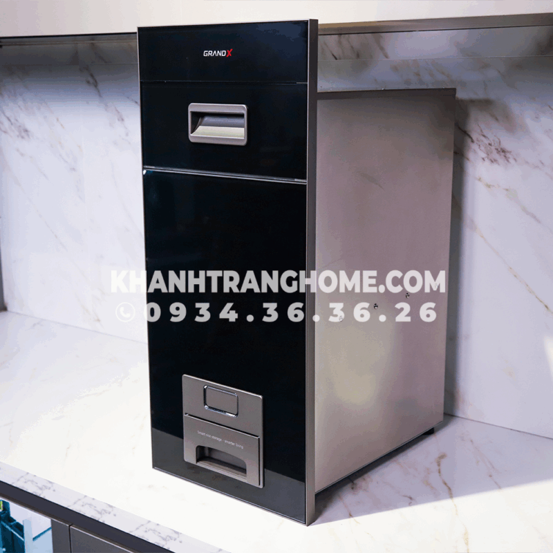 Thùng gạo âm tủ GrandX XR.G302B