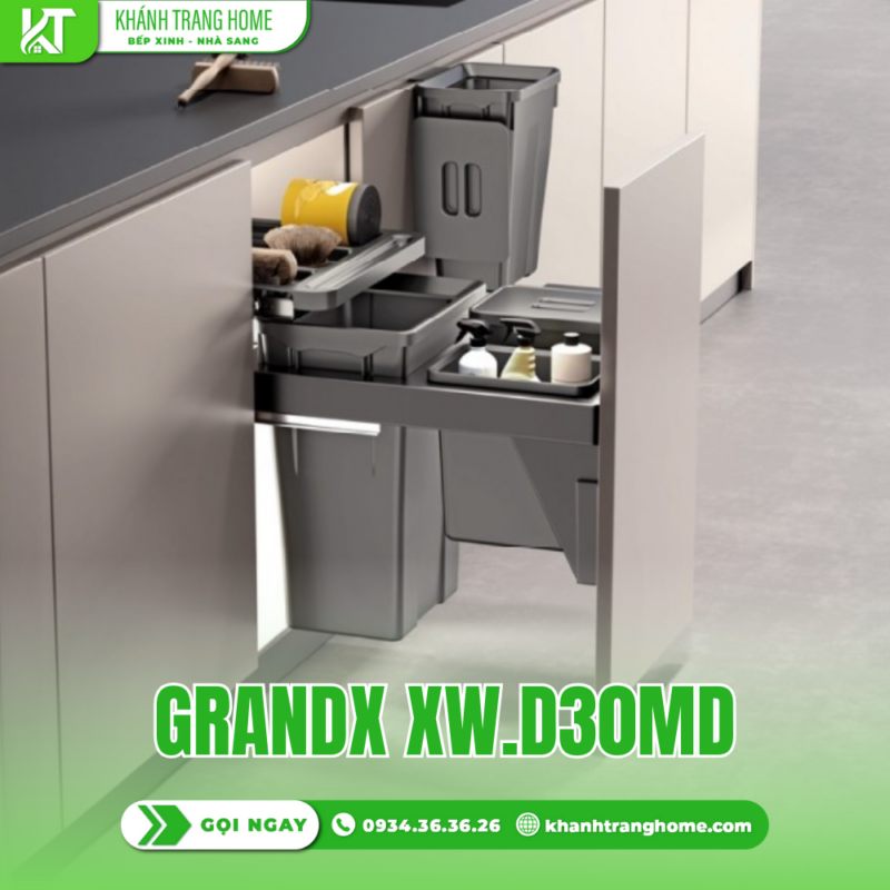 Thùng rác đôi GrandX XW.D30 - 27 Thùng rác đôi GrandX XW.D30