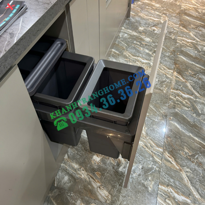 Thùng rác đôi GrandX XW.D30 - 32 Thùng rác đôi GrandX XW.D30