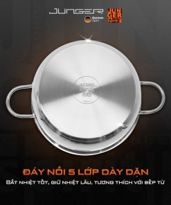 Bộ nồi Junger CWJ-050 CAO CẤP 5 MÓN - 20 Bộ nồi Junger CWJ-050 CAO CẤP 5 MÓN - 19