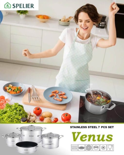 BỘ NỒI INOX SPELIER VENUS - 5