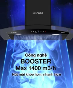 MÁY HÚT MÙI KÍNH CONG SPELIER SP 654MC - 37