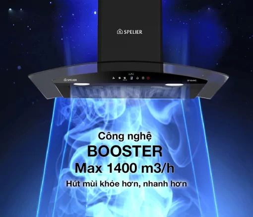 MÁY HÚT MÙI KÍNH CONG SPELIER SP 654MC - 13