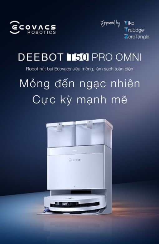 ROBOT HÚT BỤI ECOVACS T50 PRO OMNI - 21