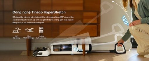 MÁY LAU NHÀ KHÔ ƯỚT CẦM TAY TINECO FLOOR ONE STRETCH S6 PRO-HÀNG CHÍNH HÃNG - 3