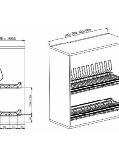 Giá bát đĩa cố định GrandX XF.90M - 9