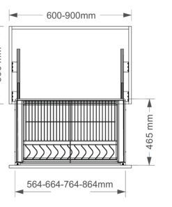 Giá bát đĩa GrandX XD.60S - 11