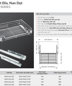 Giá bát đĩa GrandX XD.60S - 9