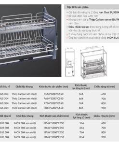 Giá bát đĩa nâng hạ GrandX XL.60M2 - 12 Giá bát đĩa nâng hạ GrandX XL.60M2 - 11