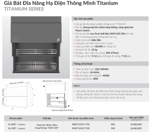 Giá bát đĩa thông minh GrandX XL.80ET-Luxury - 3