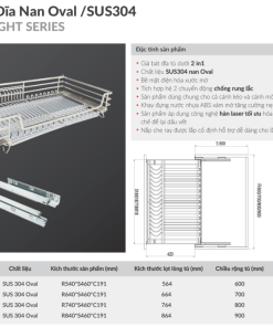 Giá bát đĩa tủ dưới GrandX XD.60M - 12 Giá bát đĩa tủ dưới GrandX XD.60M - 11