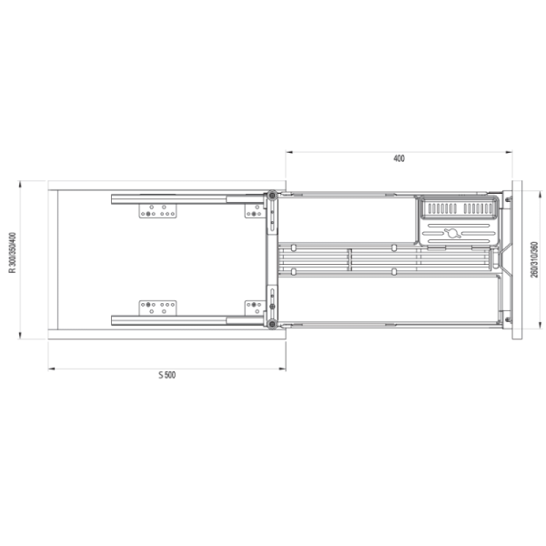 Giá dao thớt gia vị GrandX XK.40M2 - 5