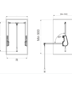 Giá nâng hạ cơ GrandX XM.15 - 9