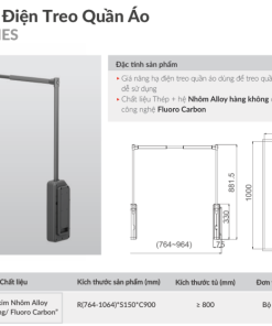 Giá nâng hạ điện GrandX XM.15E - 11